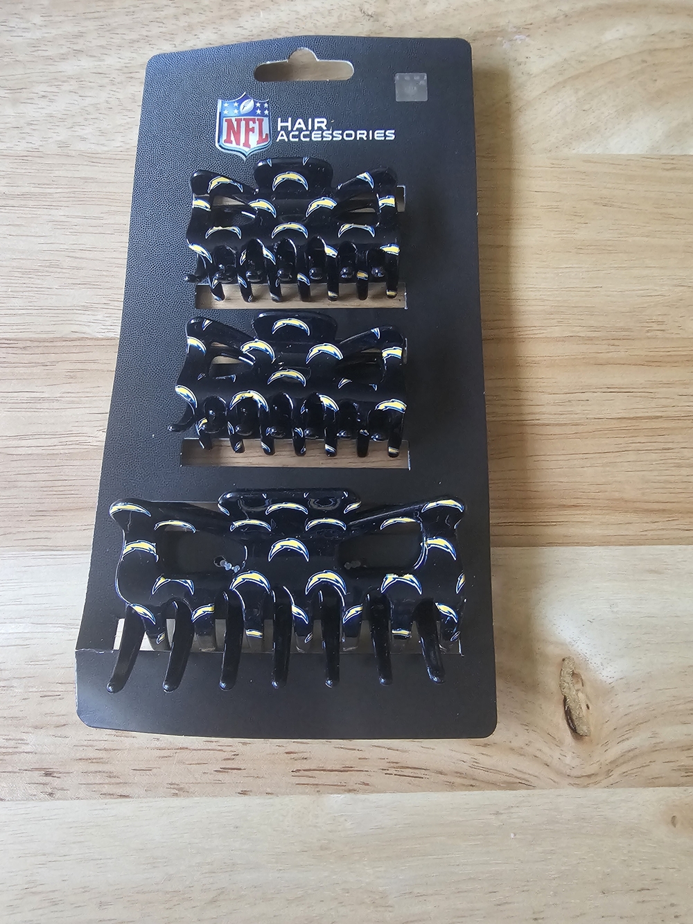 Los Angeles Chargers Hair Claw Clip Set Of 3